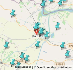 Mappa Via Granatieri di Sardegna, 44012 Bondeno FE, Italia (5.559)