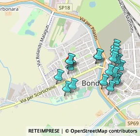 Mappa Via Granatieri di Sardegna, 44012 Bondeno FE, Italia (0.4705)