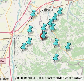 Mappa Via Pellizza, 15059 Volpedo AL, Italia (6.13143)
