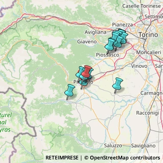 Mappa Viale Tosel, 10064 Pinerolo TO, Italia (13.53941)