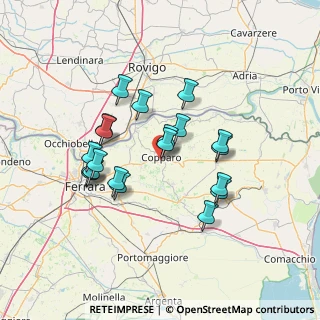 Mappa Vicolo della Resistenza, 44034 Copparo FE, Italia (12.58)