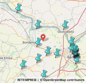 Mappa Via Canal Bianco, 44012 Bondeno FE, Italia (10.693)