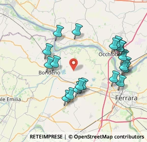 Mappa Via Canal Bianco, 44012 Bondeno FE, Italia (8.033)