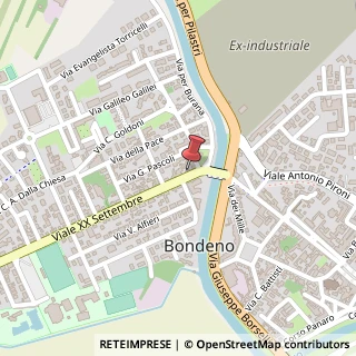 Mappa Via XX Settembre, 8, 44012 Bondeno, Ferrara (Emilia Romagna)