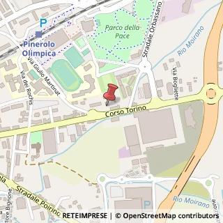 Mappa Corso Torino, 127, 10064 Pinerolo, Torino (Piemonte)