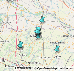 Mappa 41037 Mirandola MO, Italia (7.34818)