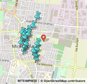 Mappa 41037 Mirandola MO, Italia (0.438)