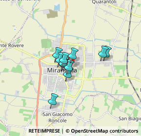 Mappa 41037 Mirandola MO, Italia (0.98364)