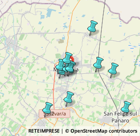 Mappa 41037 Mirandola MO, Italia (3.1275)