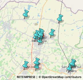 Mappa 41037 Mirandola MO, Italia (3.86533)