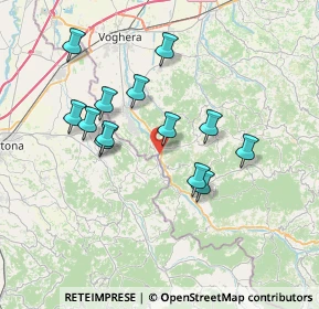 Mappa Località Bertignana, 27052 Godiasco Salice Terme PV, Italia (6.62462)