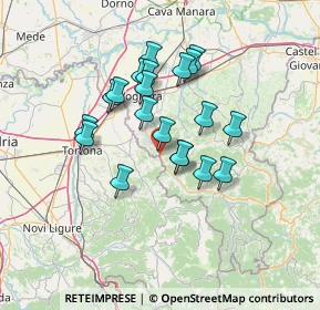 Mappa Località Bertignana, 27052 Godiasco Salice Terme PV, Italia (11.334)