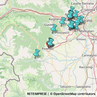 Mappa Via Cagni, 10064 Pinerolo TO, Italia (18.44211)