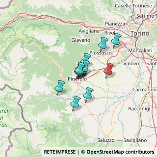 Mappa Via Cagni, 10064 Pinerolo TO, Italia (7.91917)