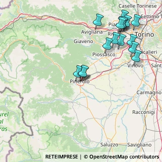 Mappa Via Cagni, 10064 Pinerolo TO, Italia (19.9375)