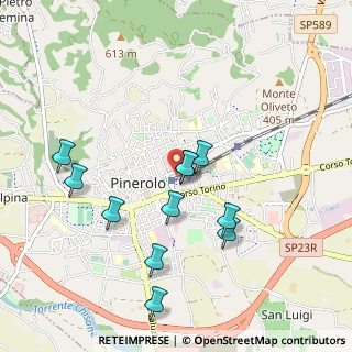 Mappa La Lea della Stazione, 10064 Pinerolo TO, Italia (0.92455)