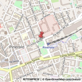 Mappa Piazza Giuseppe Garibaldi, 6, 10064 Pinerolo, Torino (Piemonte)