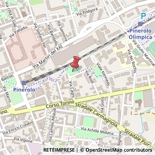 Mappa Via Rodi, 21/B, 10064 Pinerolo, Torino (Piemonte)