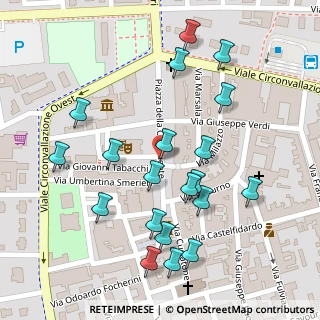 Mappa Piazza Della Costituente, 41036 Medolla MO, Italia (0.135)