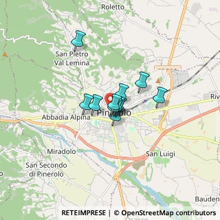 Mappa Via San Giuseppe, 10064 Pinerolo TO, Italia (0.90182)