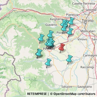 Mappa Via San Giuseppe, 10064 Pinerolo TO, Italia (9.85235)
