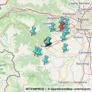 Mappa Via San Giuseppe, 10064 Pinerolo TO, Italia (10.84563)