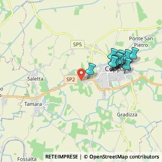 Mappa Via Sant'Antonio da Padova, 44034 Copparo FE, Italia (1.91455)