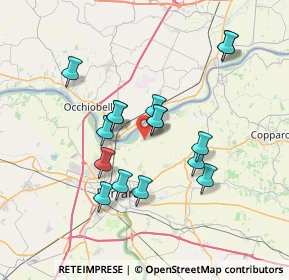 Mappa Via Calzolai, 44123 Francolino FE, Italia (6.32)