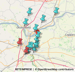 Mappa Via Calzolai, 44123 Francolino FE, Italia (6.75938)