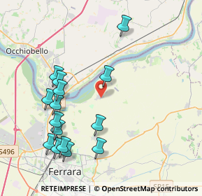 Mappa Via Calzolai, 44123 Francolino FE, Italia (4.38933)