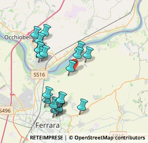 Mappa Via Calzolai, 44123 Francolino FE, Italia (3.91)