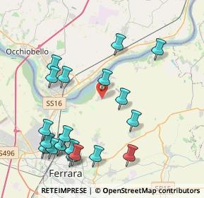 Mappa Via Calzolai, 44123 Francolino FE, Italia (4.6985)