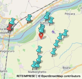 Mappa Via Calzolai, 44123 Francolino FE, Italia (2.0385)