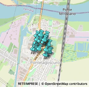 Mappa Via del Bagatto, 44123 Pontelagoscuro FE, Italia (0.176)