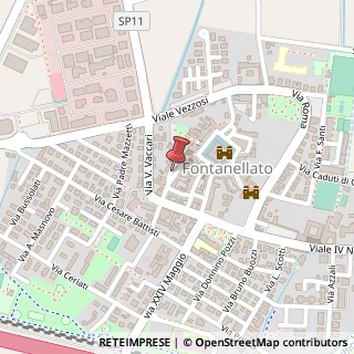 Mappa Piazza Sante Pincolini, 27, 43012 Fontanellato, Parma (Emilia Romagna)