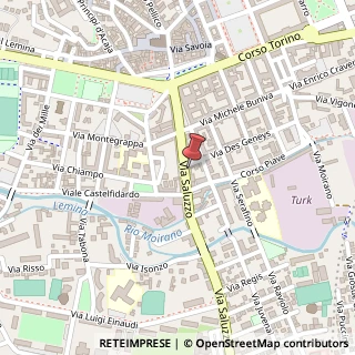 Mappa Via Saluzzo, 35, 10064 Pinerolo, Torino (Piemonte)