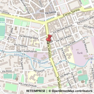 Mappa Via Saluzzo, 36, 10064 Pinerolo, Torino (Piemonte)
