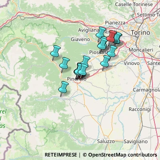 Mappa Via Giani Romualdo, 10064 Pinerolo TO, Italia (10.605)