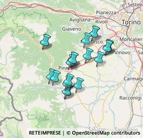 Mappa Via Giani Romualdo, 10064 Pinerolo TO, Italia (10.9895)