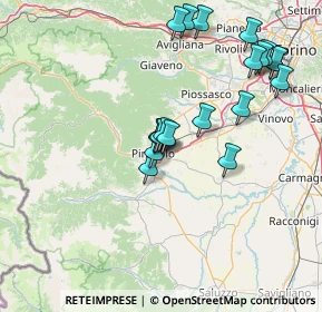 Mappa Via Giani Romualdo, 10064 Pinerolo TO, Italia (14.662)
