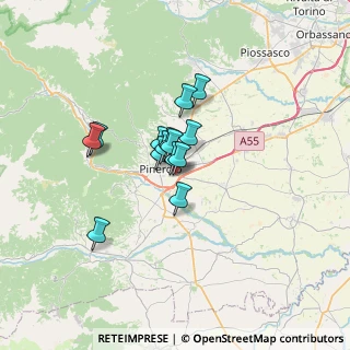 Mappa Via Giani Romualdo, 10064 Pinerolo TO, Italia (4.06357)