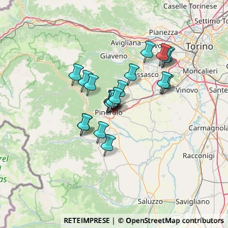 Mappa Via Poirino, 10064 Pinerolo TO, Italia (10.7965)