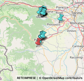 Mappa Via Poirino, 10064 Pinerolo TO, Italia (13.324)