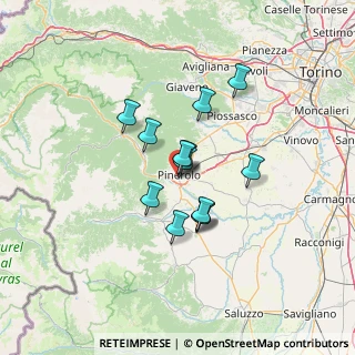Mappa Viale Castelfidardo, 10064 Pinerolo TO, Italia (9.57154)