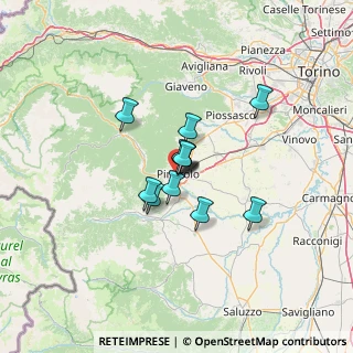 Mappa Viale Castelfidardo, 10064 Pinerolo TO, Italia (7.88833)