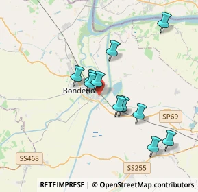 Mappa Via Provinciale delle Rose, 44012 Bondeno FE, Italia (3.23273)