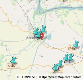 Mappa Via Provinciale delle Rose, 44012 Bondeno FE, Italia (5.7225)