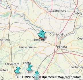 Mappa Via Provinciale delle Rose, 44012 Bondeno FE, Italia (29.9825)