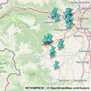 Mappa Via G. Ribet, 10064 Pinerolo TO, Italia (16.309)