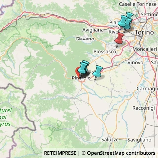 Mappa Via G. Ribet, 10064 Pinerolo TO, Italia (13.45455)